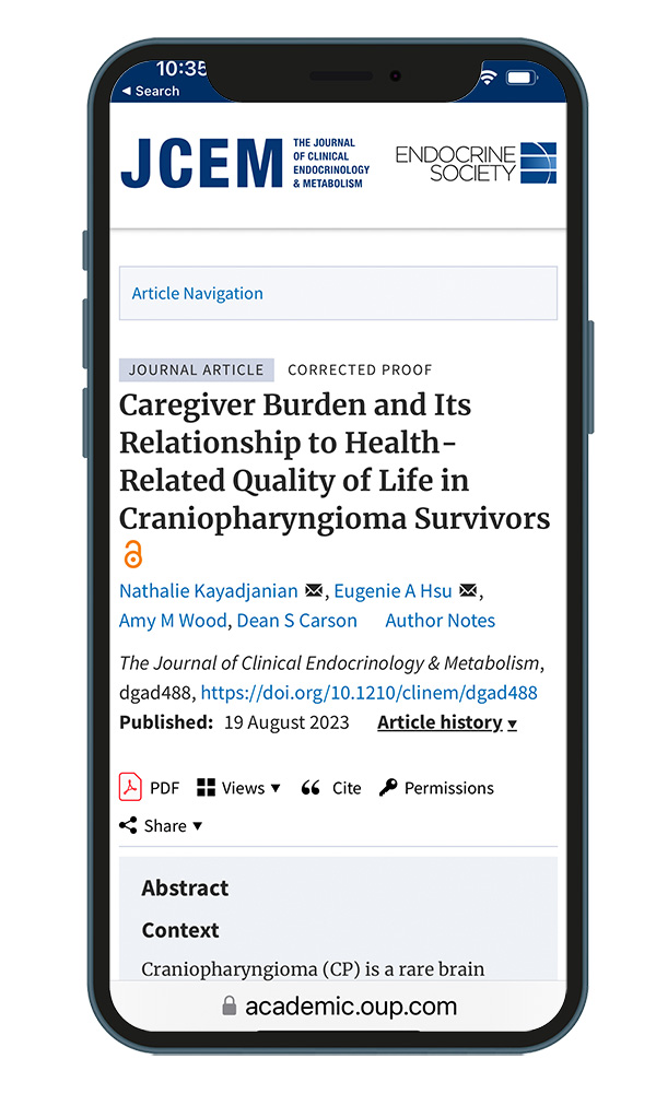 Mobile view of report