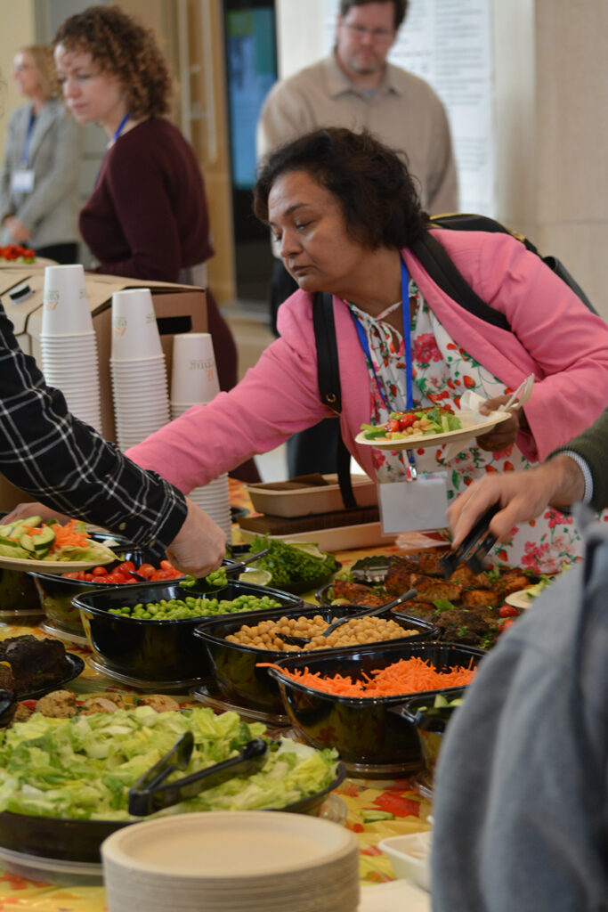 Lunchtime at conference