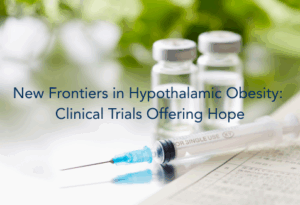 Image of medications with title New Frontiers in Hypothalamic Obesity: Clinical Trials Offering Hope